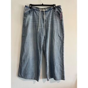 Wild Fable Low Rise Loose Jeans Womens Medium rigid Denim wide leg vintage retro